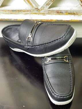 Tim Evans | Shoes | Tim Evans England Black Pebble Leather Bit Loafers ...